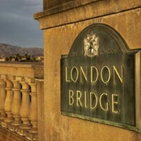 City of London Plaque london bridge bronze plaque